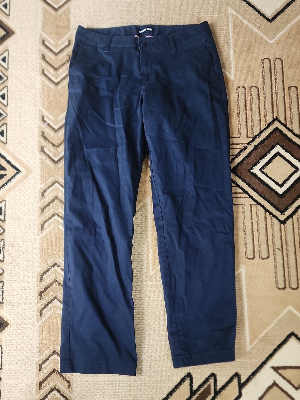 Lands' End Women's Navy Chinos